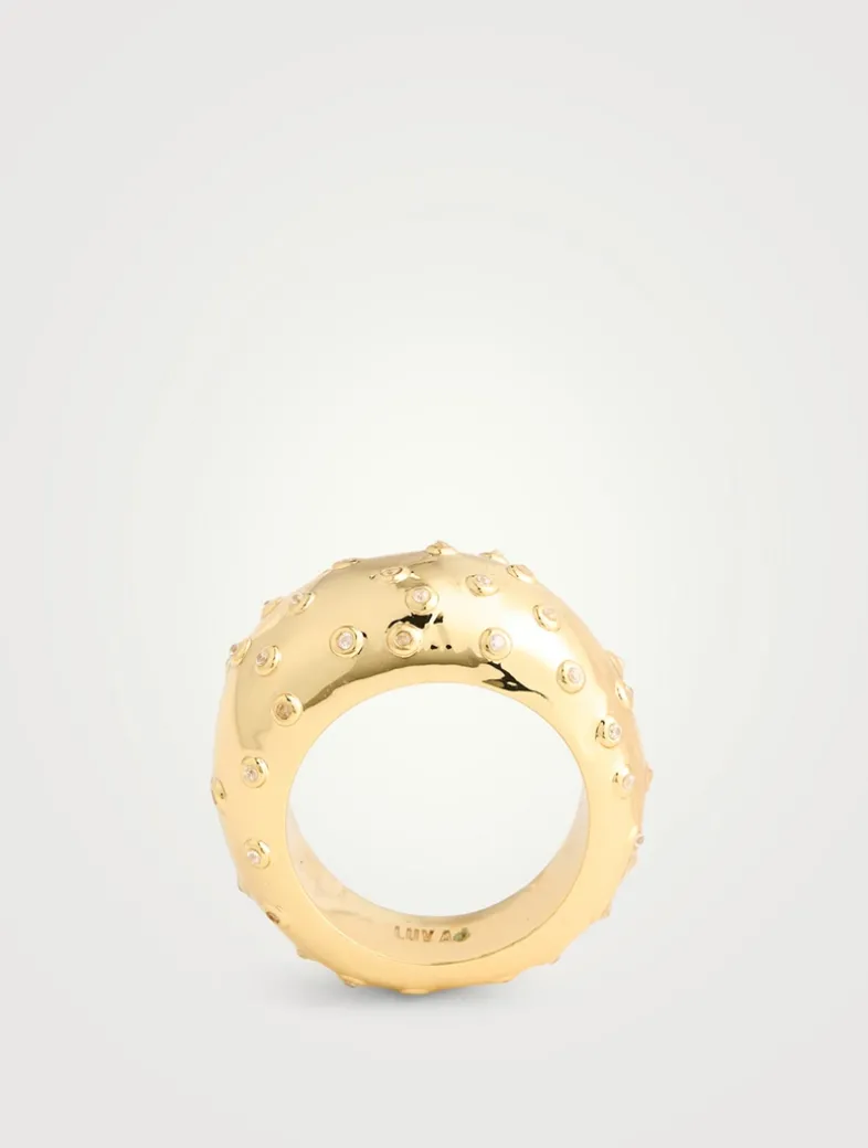 Pavé Molten Ring