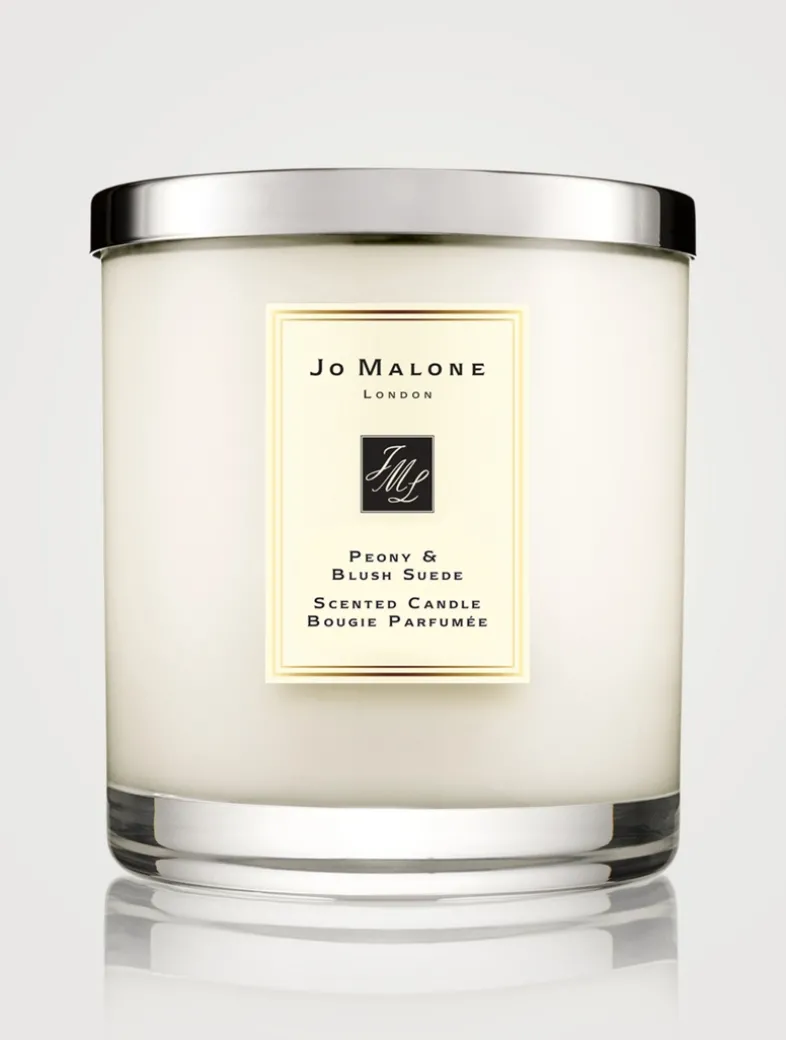Peony & Blush Suede Luxury Candle