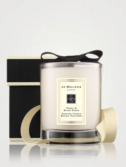 Peony & Blush Suede Travel Candle