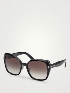 Plum Butterfly Sunglasses