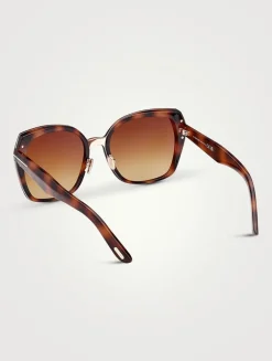 Plum Butterfly Sunglasses