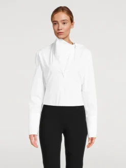 Poplin Scarf Blouse