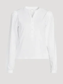 Puff-Sleeve Henley