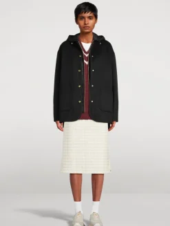 Quilted Midi Skirt