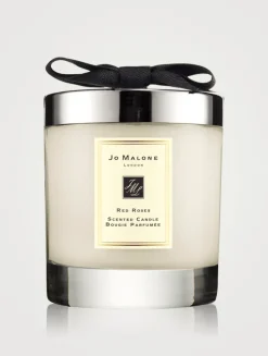Red Roses Home Candle