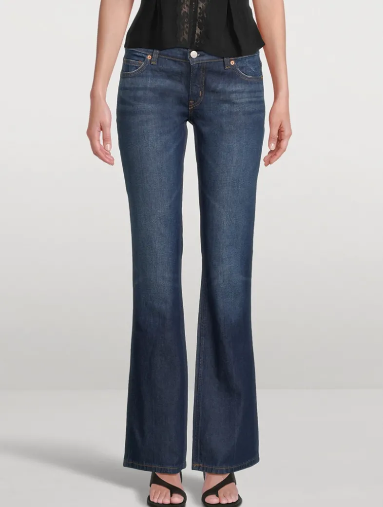 Reformation x Devon Lee Carlson Kenny Low-Rise Bootcut Jeans