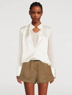 Relaxed Cowl Blouse
