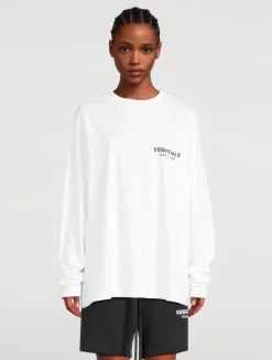 Relaxed Logo Long-Sleeve T-Shirt