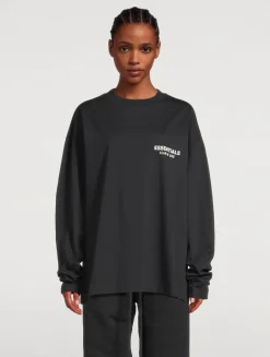 Relaxed Logo Long-Sleeve T-Shirt