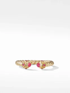 Renaissance Color Ring In 18k Yellow Gold With Rubies