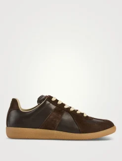Replica Leather Sneakers