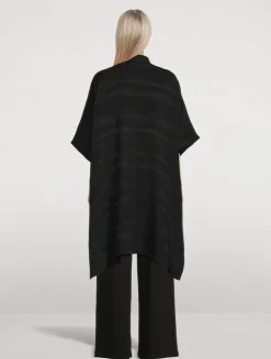 Ribbed Silk Shirt