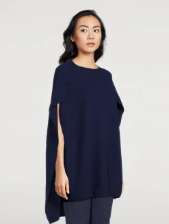 Rib-Knit Cape
