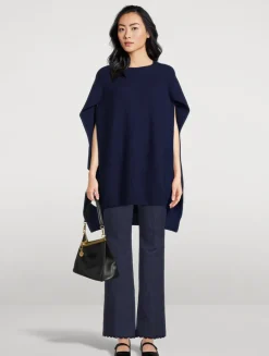 Rib-Knit Cape