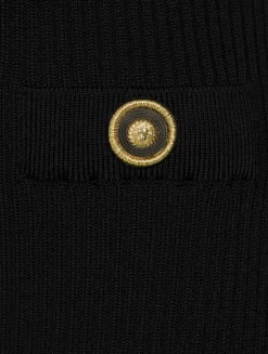 Rib-Knit Pencil Skirt