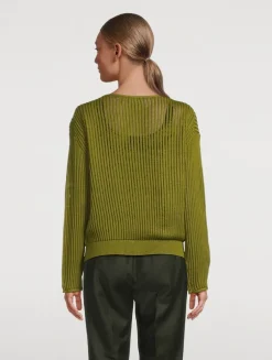 Rib-Knit Sweater