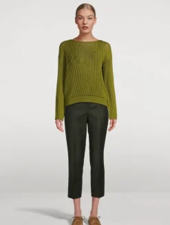 Rib-Knit Sweater