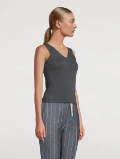 Rib-Knit Tank Top