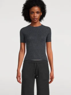 Rib-Knit T-Shirt