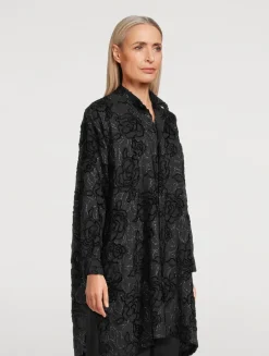 Rose-Embellished Shirt