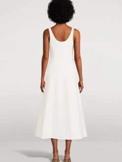 Rosetta Denim Midi Dress