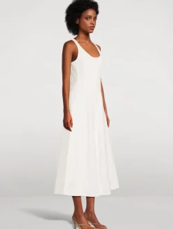Rosetta Denim Midi Dress