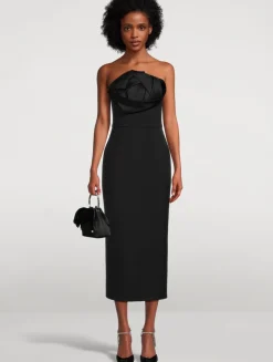 Rosette Midi Dress