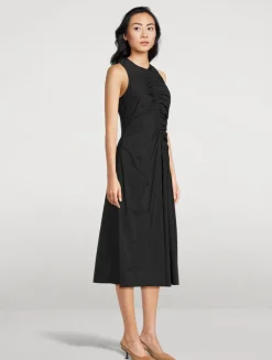 Ruched Midi Dress