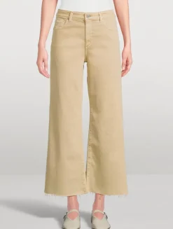 Saige Wide-Leg Crop Jeans