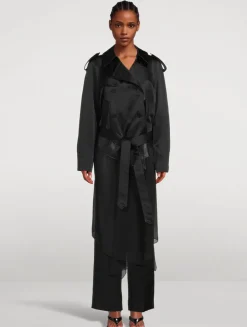 Scarf Trench Coat