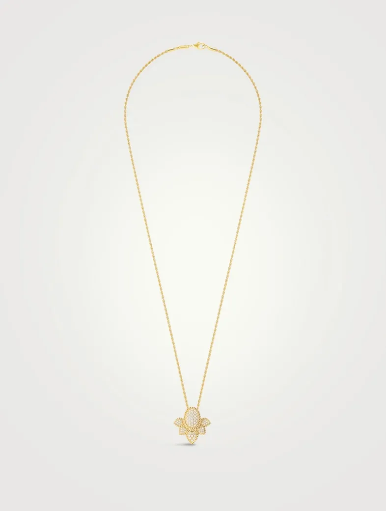 Serpent Bohème 18K Gold Vintage Pendant Necklace With Diamonds