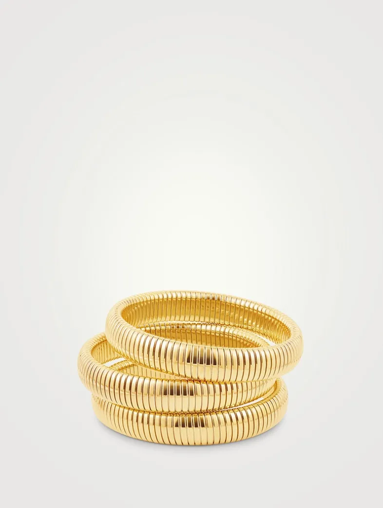 Set of Three Flex Snake Chain Bracelet
