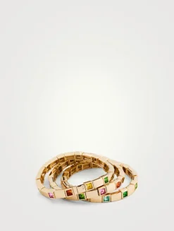 Set Of Three The Mini Swank Bracelets
