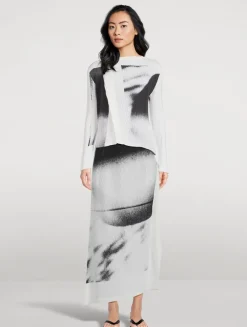 Shadow Study Pleats Skirt