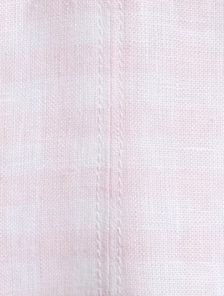 Shai Linen Mini Dress In Gingham Print