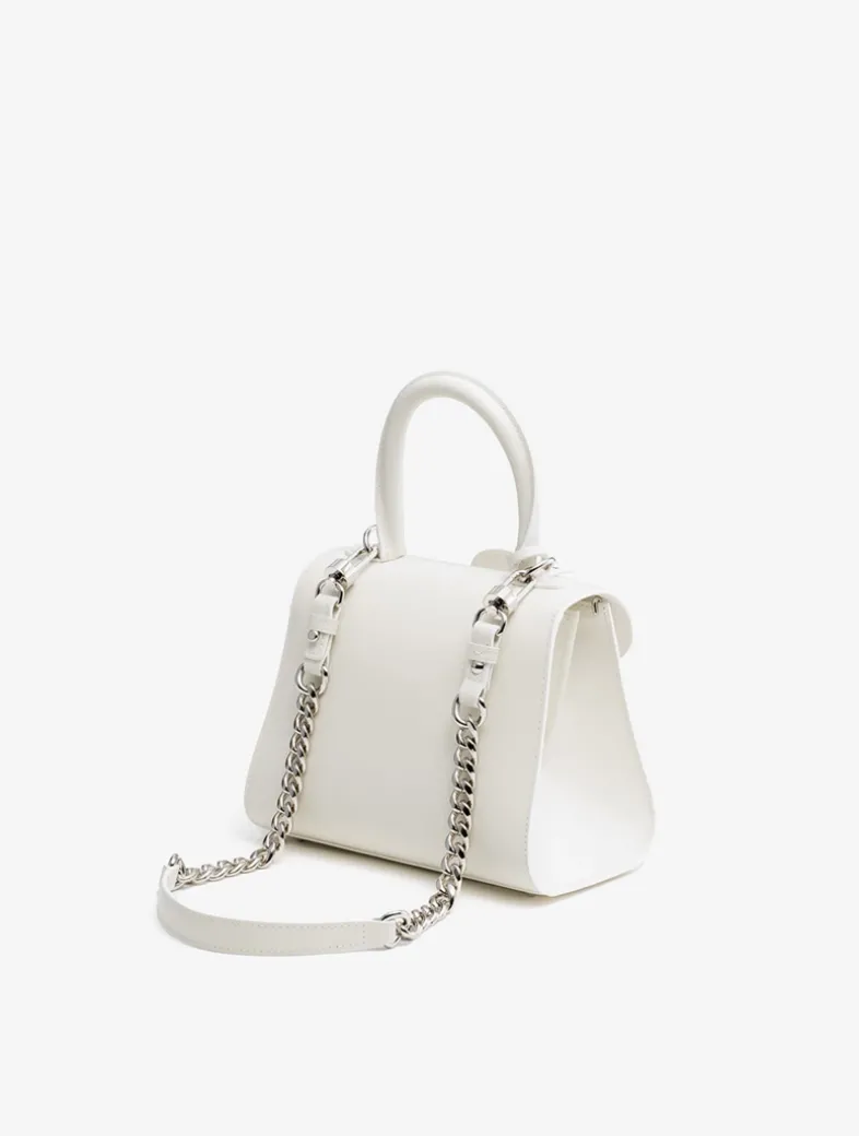 Short Chain Strap Box Calf