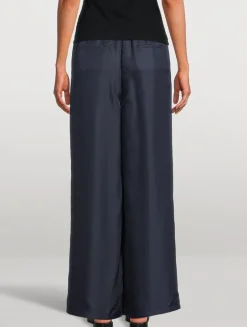 Silk Track Pants