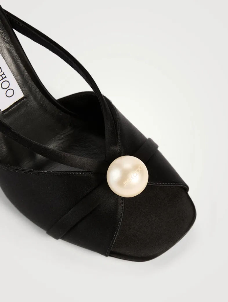 Siva Satin Sandals