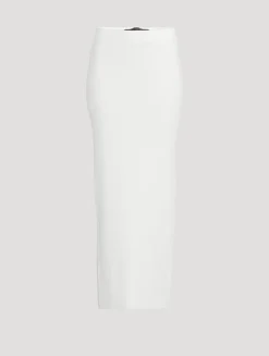 SKIRT 02 Ribbed Column Skirt