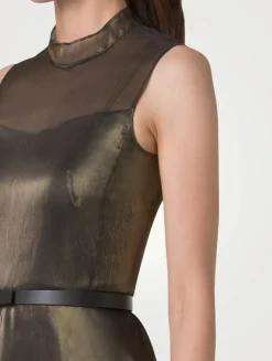 Sleeveless Belted Maxi Dress