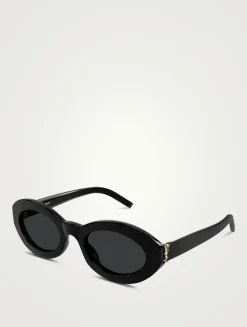 SL M136 Oval YSL Monogram Sunglasses