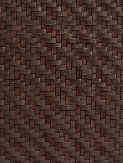 Small Ai Woven Leather Top Handle Bag