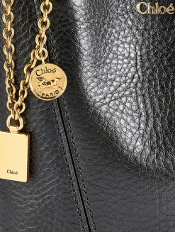 Small Chloé Spin Leather Tote Bag