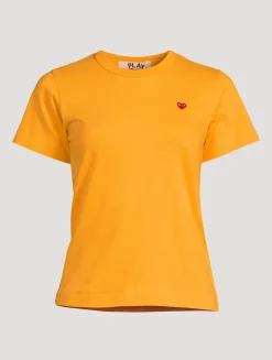 Small Embroidered Heart T-Shirt