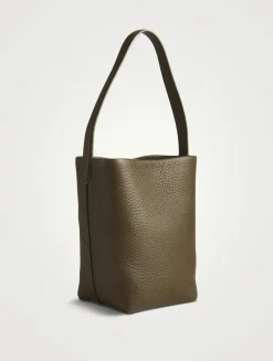 Small Park Leather Tote Bag