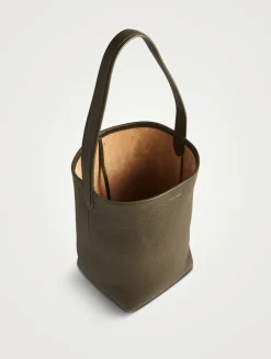Small Park Leather Tote Bag