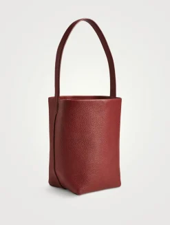 Small Park Leather Tote Bag