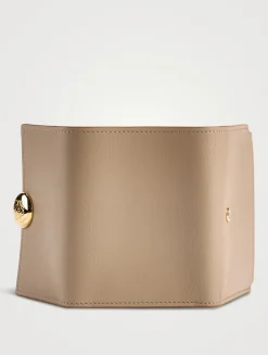 Small Pebble Leather Wallet