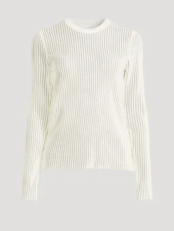 Spaced Sheer Top
