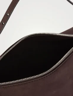 90s Suede Baguette